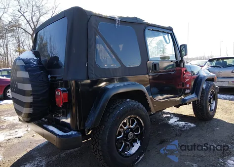 1999 Jeep Wrangler Sport from USA, damaged, VIN 1J4FY19S4XP404542